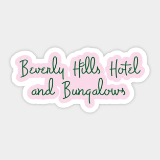 Welcome to Beverly Hills Sticker